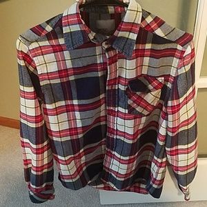 WESC plaid flannel shirt